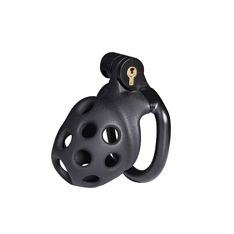Chastity Cage with 4 Rings & Key - Multiple Holes E - image 10