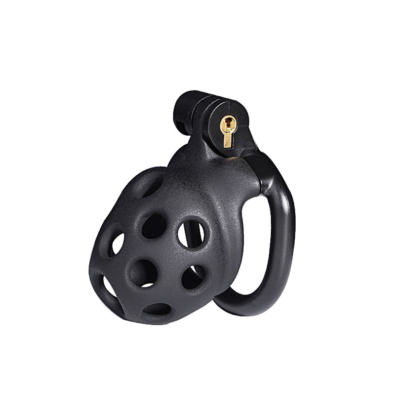 Chastity Cage with 4 Rings & Key - Multiple Holes E - image 10
