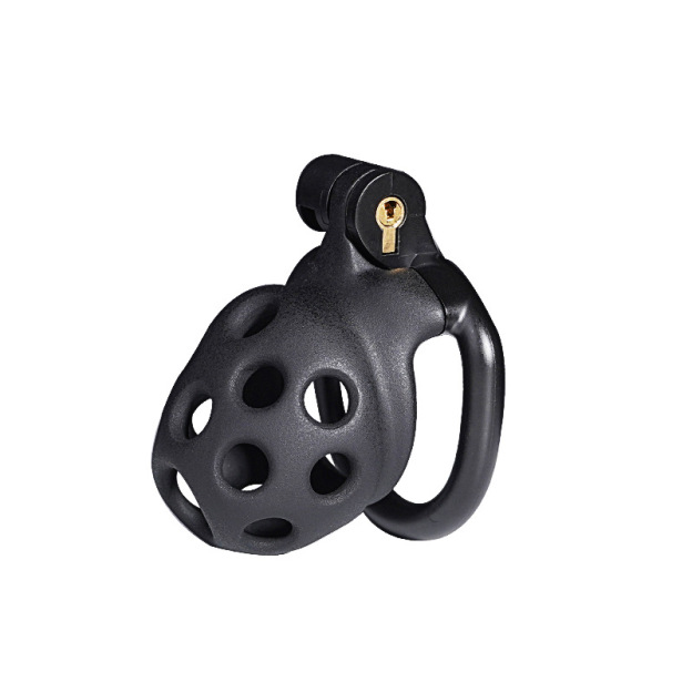 Chastity Cage with 4 Rings & Key - Multiple Holes E - image 10