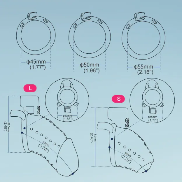 Black Cobra Slave Chastity Cage-WeLovePlugs