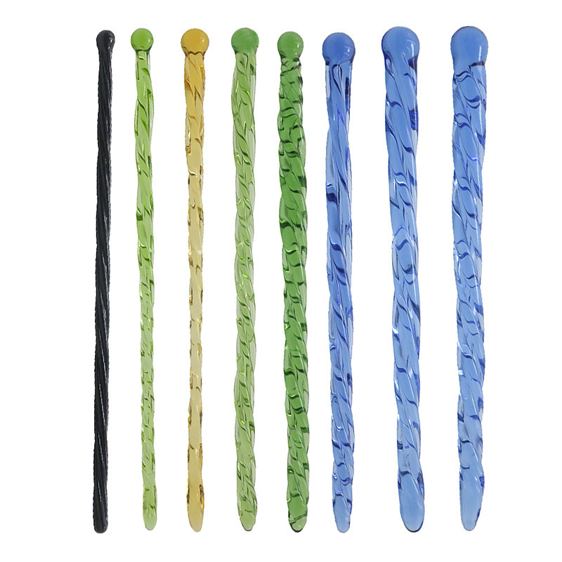 200mm Glass Urethral Sounds (Ramdon Color) -WeLovePlugs