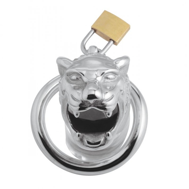 Tiger Head Chastity Cage -WeLovePlugs
