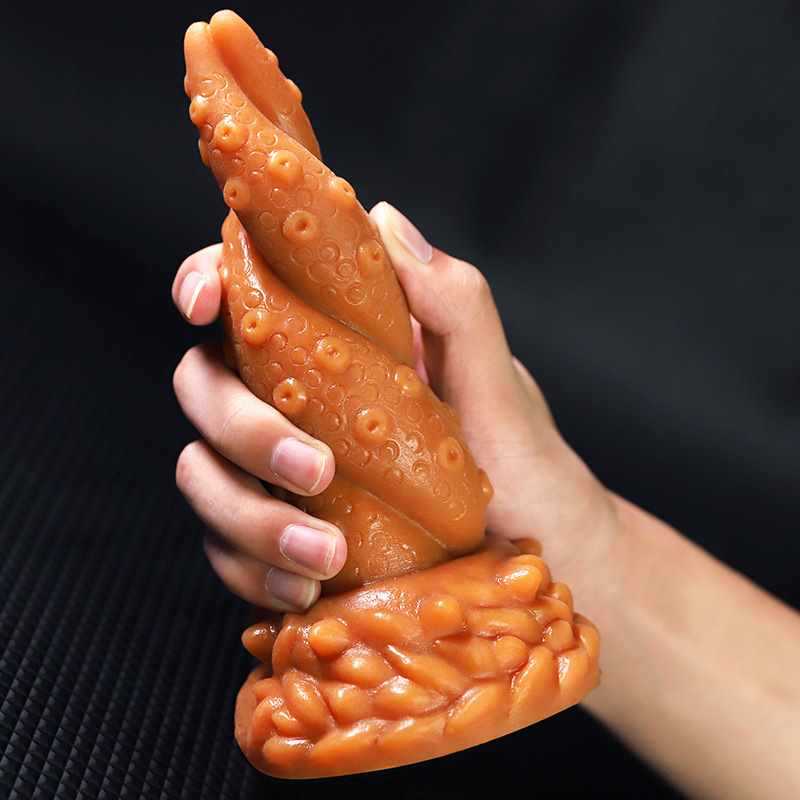 Realistic Tentacle Dual-Wrap Large Butt Plug -WeLovePlugs