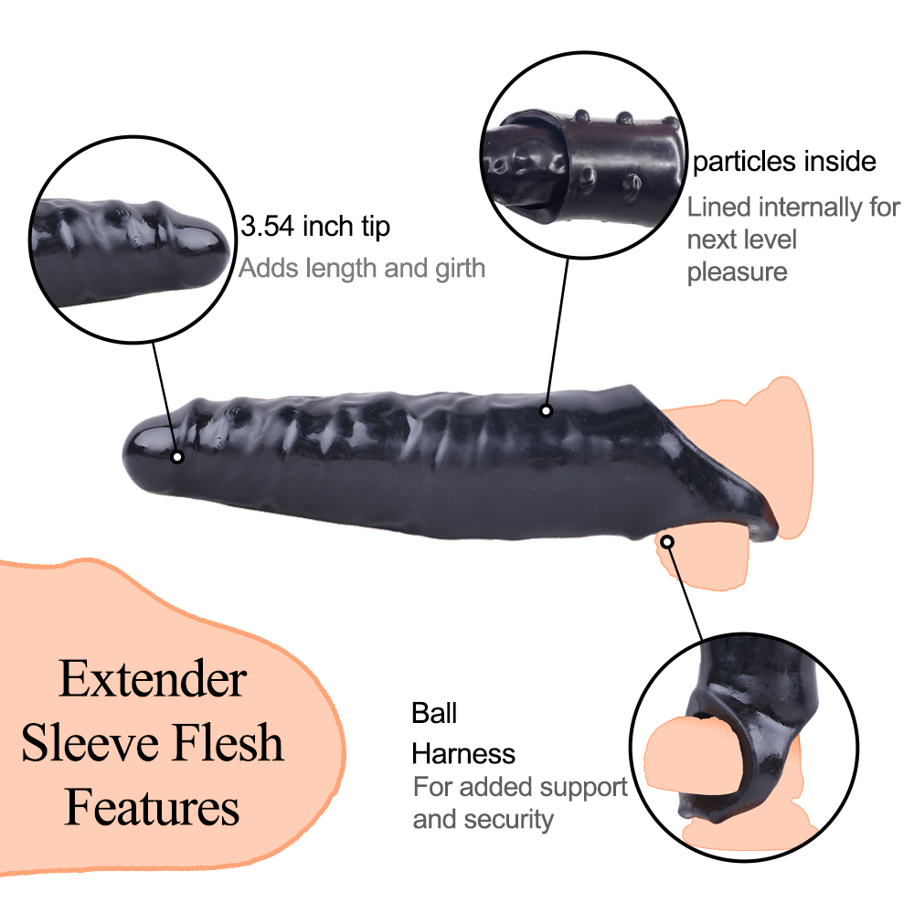 Mighty Penis Extender Sleeve with Ball Loop 