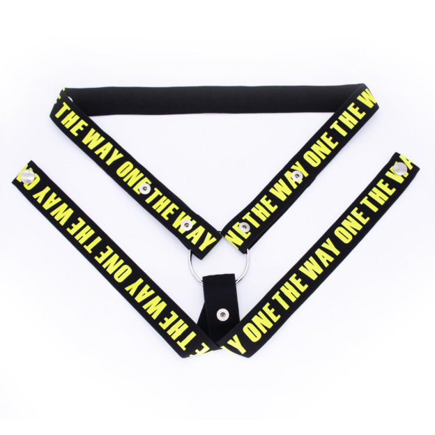 Male Chastity Belt With Four-way Wide Restraint Belt -WeLovePlugs