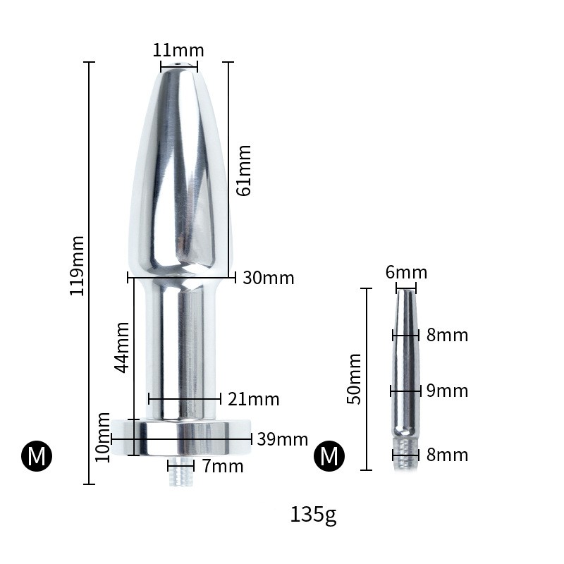 Butt Plug + Urethral Sound Catheter -WeLovePlugs