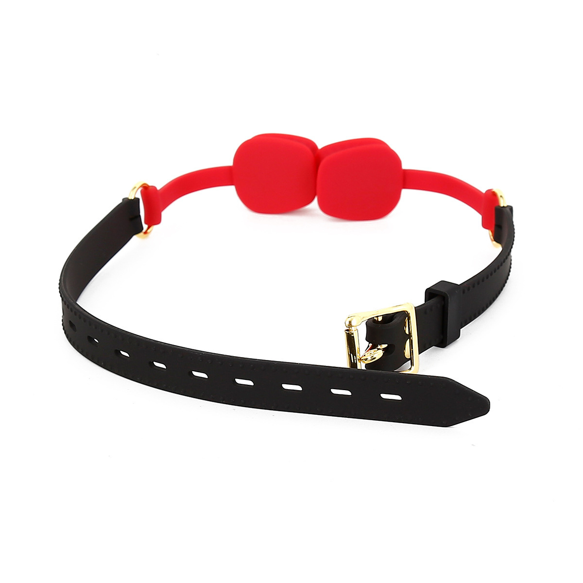 Soft Silicone Open-Mouth Gag with Adjustable Strap-WeLovePlugs