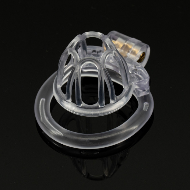 CB Sissy Chastity Cage with 4 Rings -WeLovePlugs