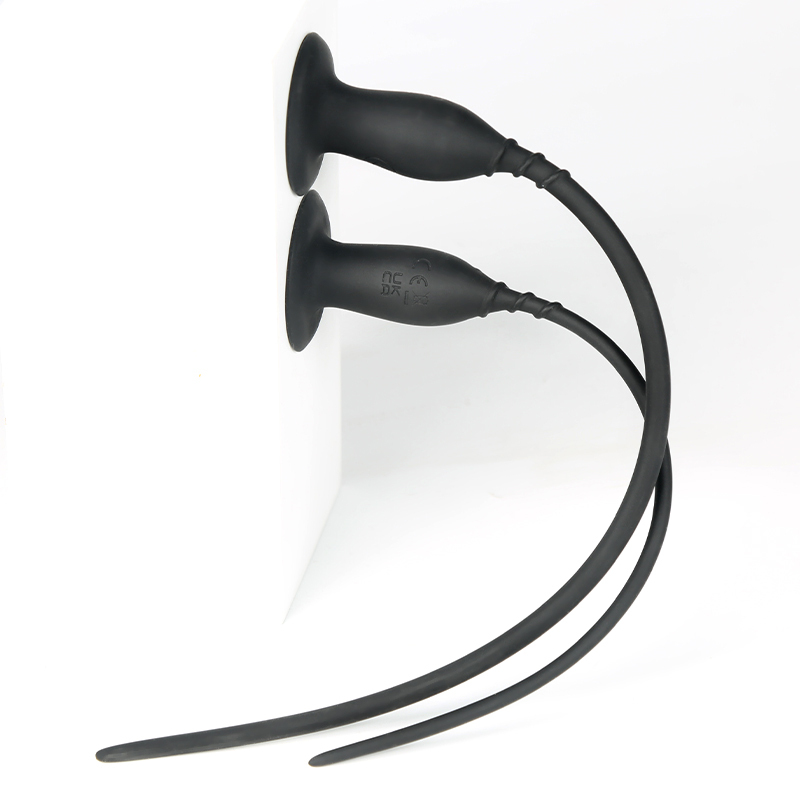Silicone Electric Urethral Sounding With Suction Cup-WeLovePlugs
