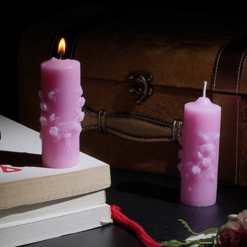 Lily Of The Valley Scented Pillar Candle - image 4
