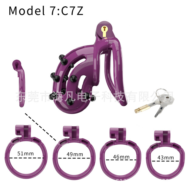 Cobra Chastity Cage with Spikes & 4 Rings -WeLovePlugs