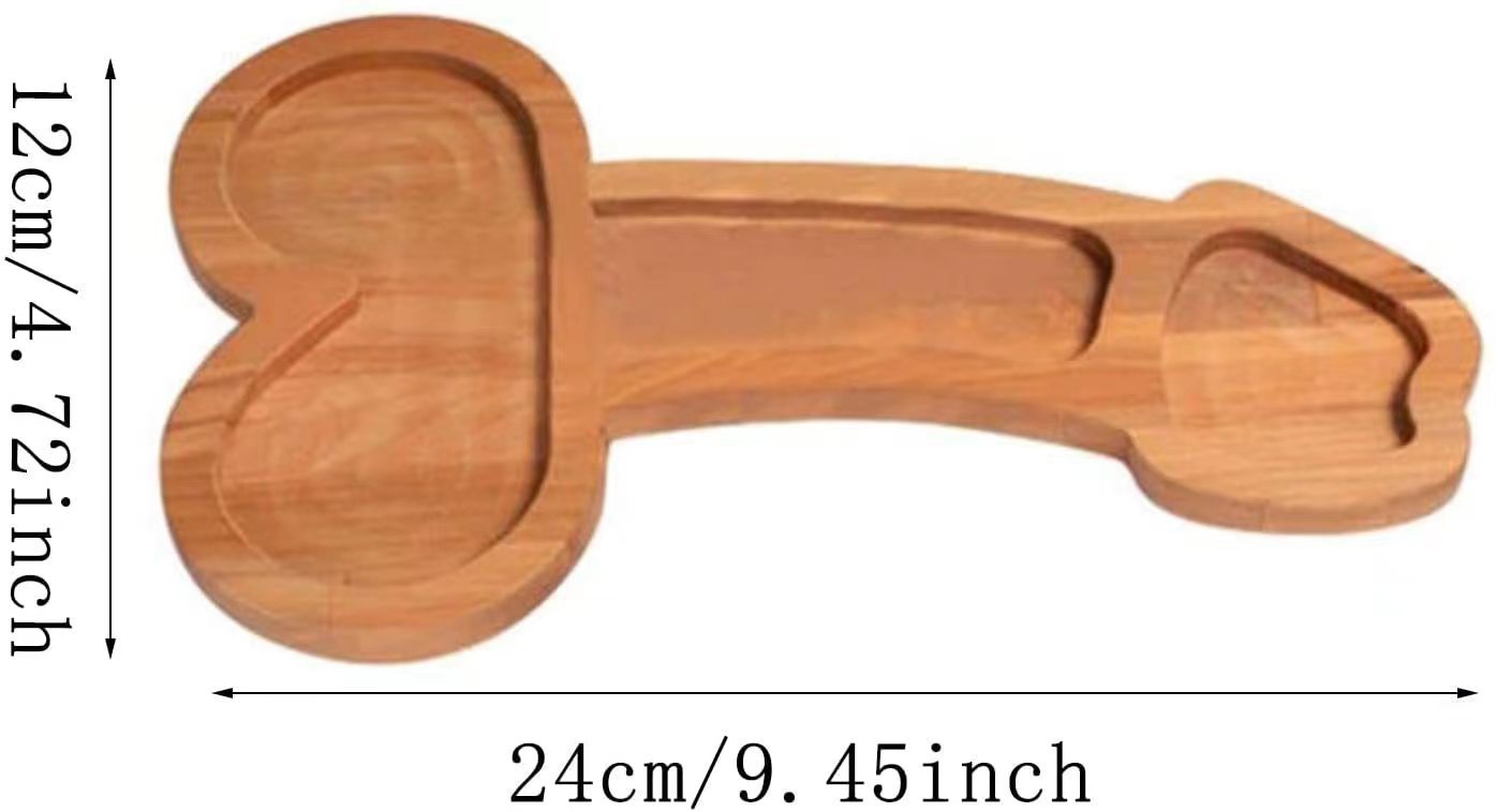 Penis Charcuterie Board Penis Cheese Board -WeLovePlugs