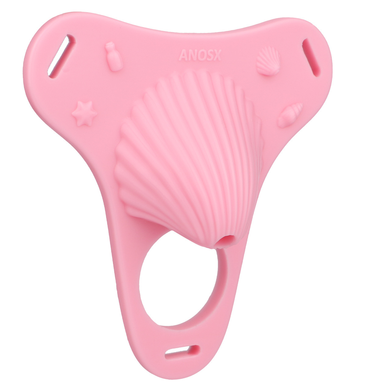 Shell-Style Wearable Silicone Chastity Cage Belt-WeLovePlugs