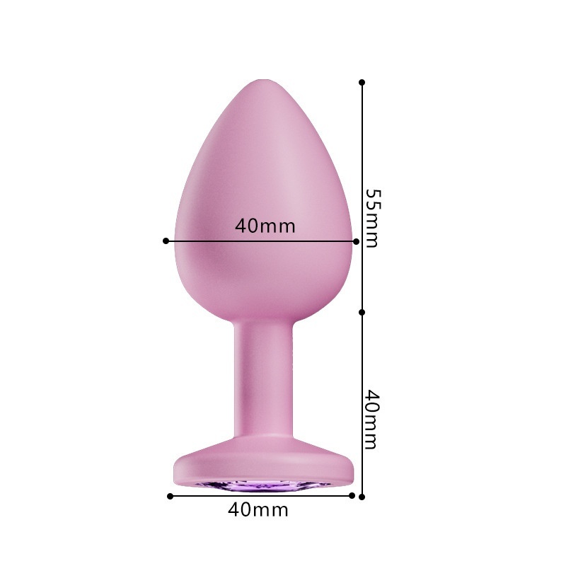 Crystal Diamond Anal Butt Plugs 3 Set