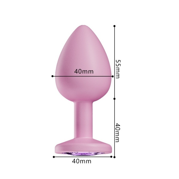 Crystal Diamond Anal Butt Plugs 3 Set 