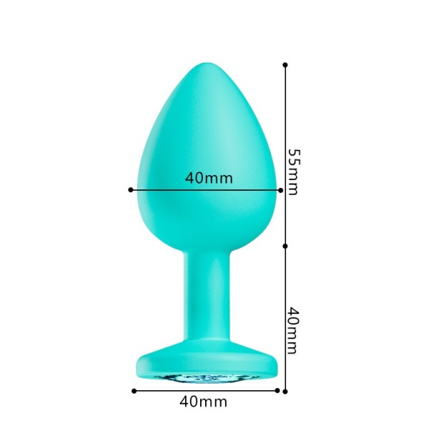 Crystal Diamond Anal Butt Plugs 3 Set 