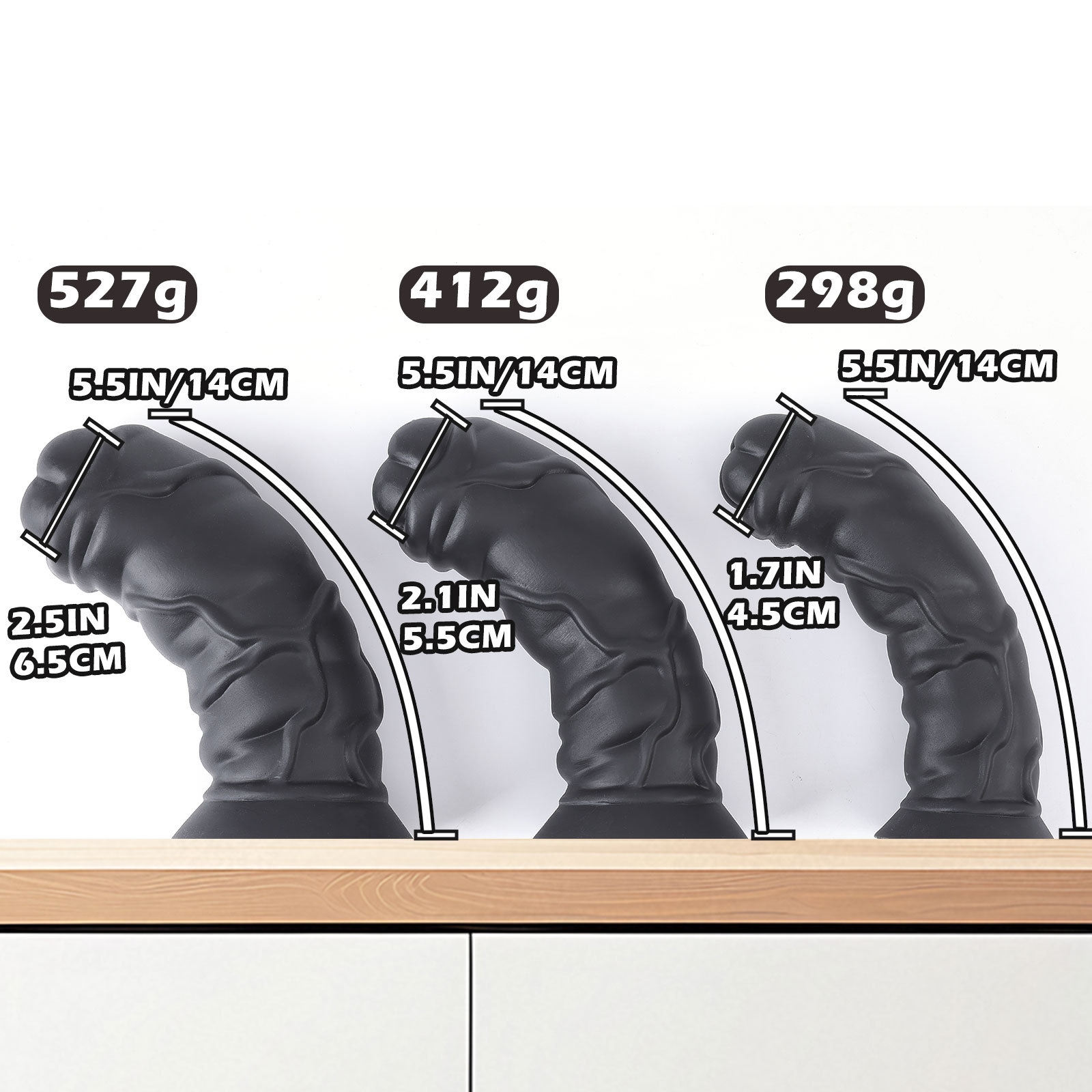 Triple Play Anal Plug Monster Fantasy Ore Dildo-WeLovePlugs