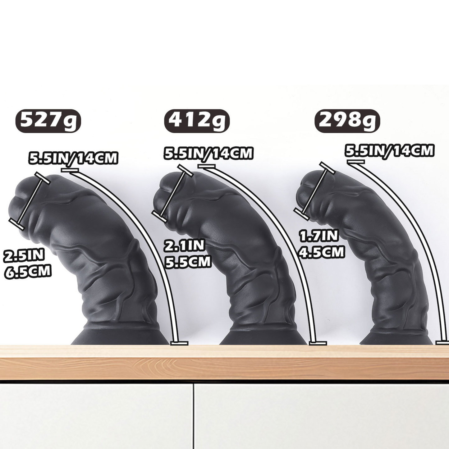 Triple Play Anal Plug Monster Fantasy Ore Dildo-WeLovePlugs