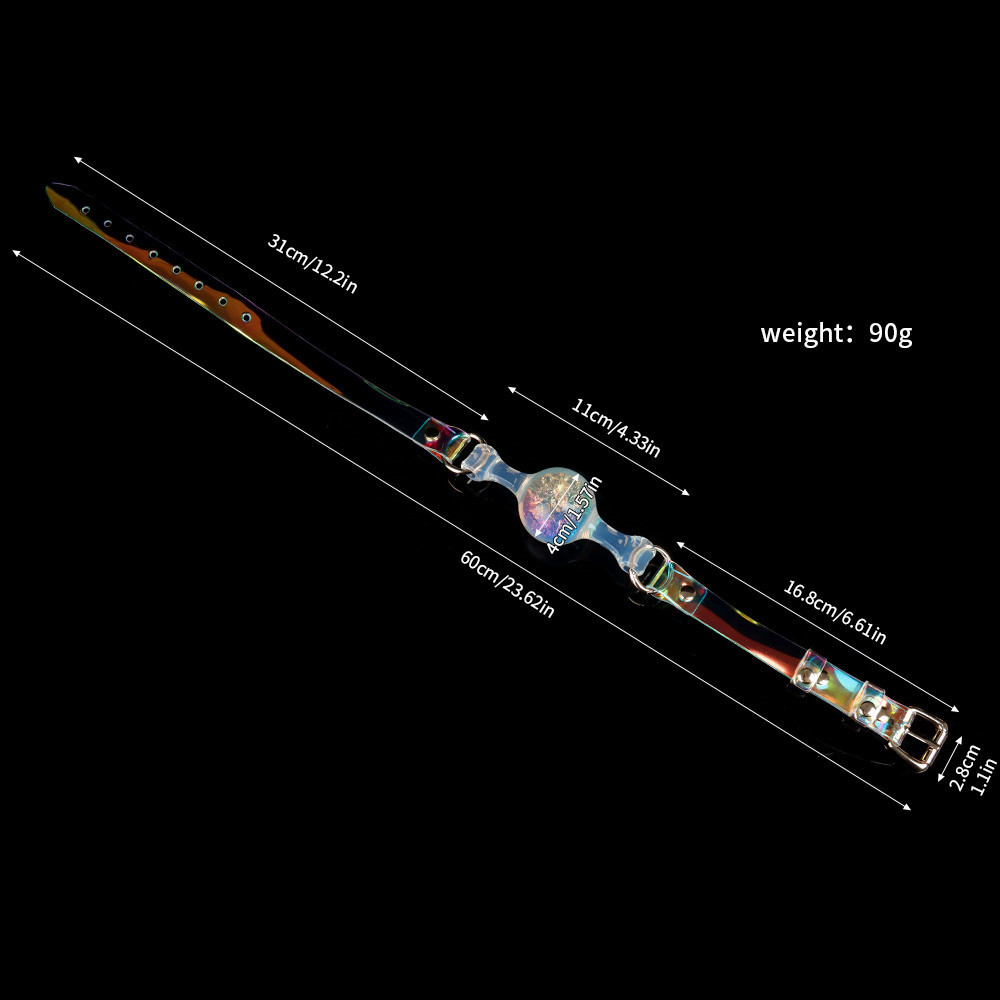 Crystal Breath Control Aesthetics · Bling Ball Gag-WeLovePlugs