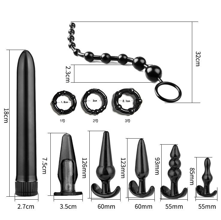 8 PCS Anal Plug Set -WeLovePlugs