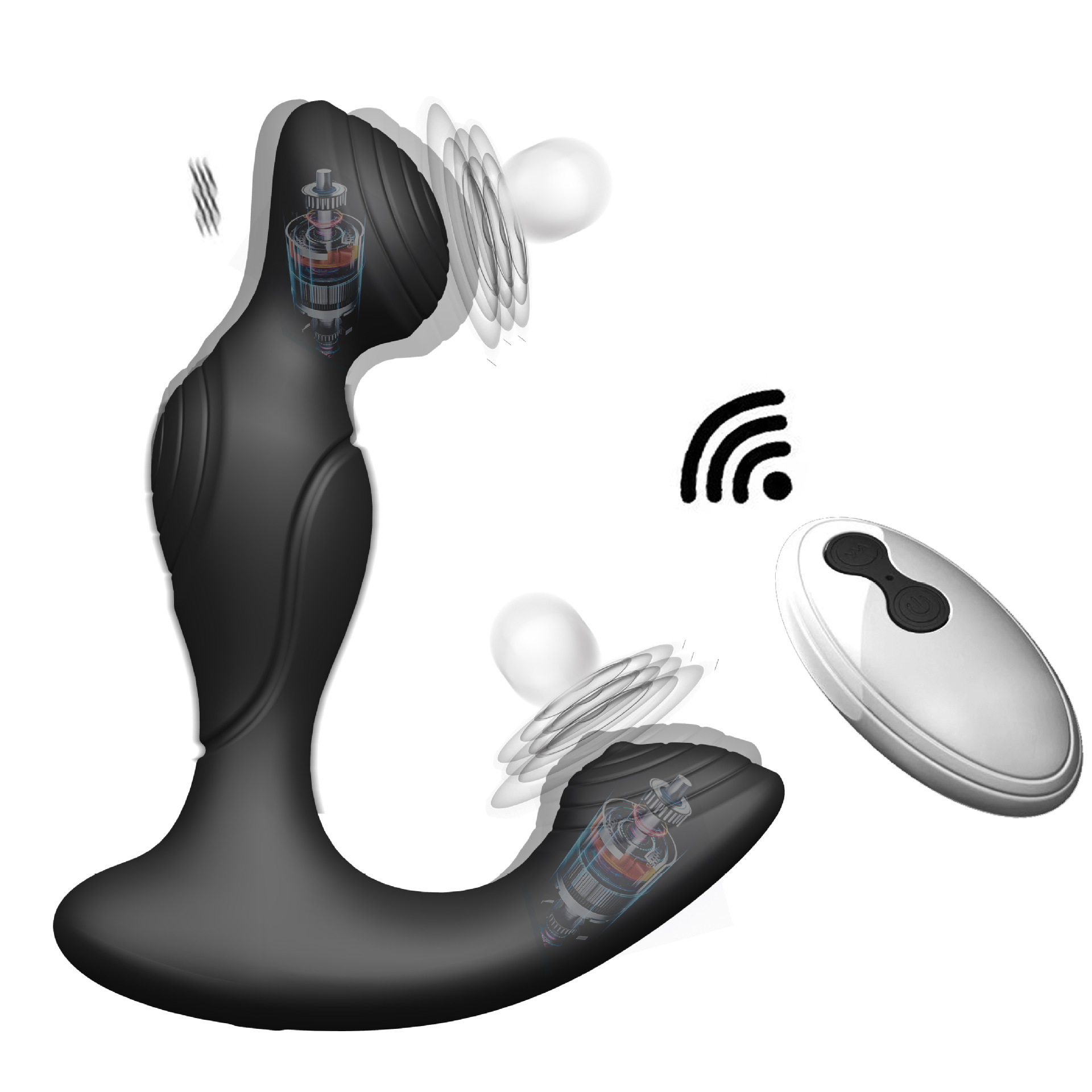 Dual-engine Prostate & Perineum Massager-WeLovePlugs