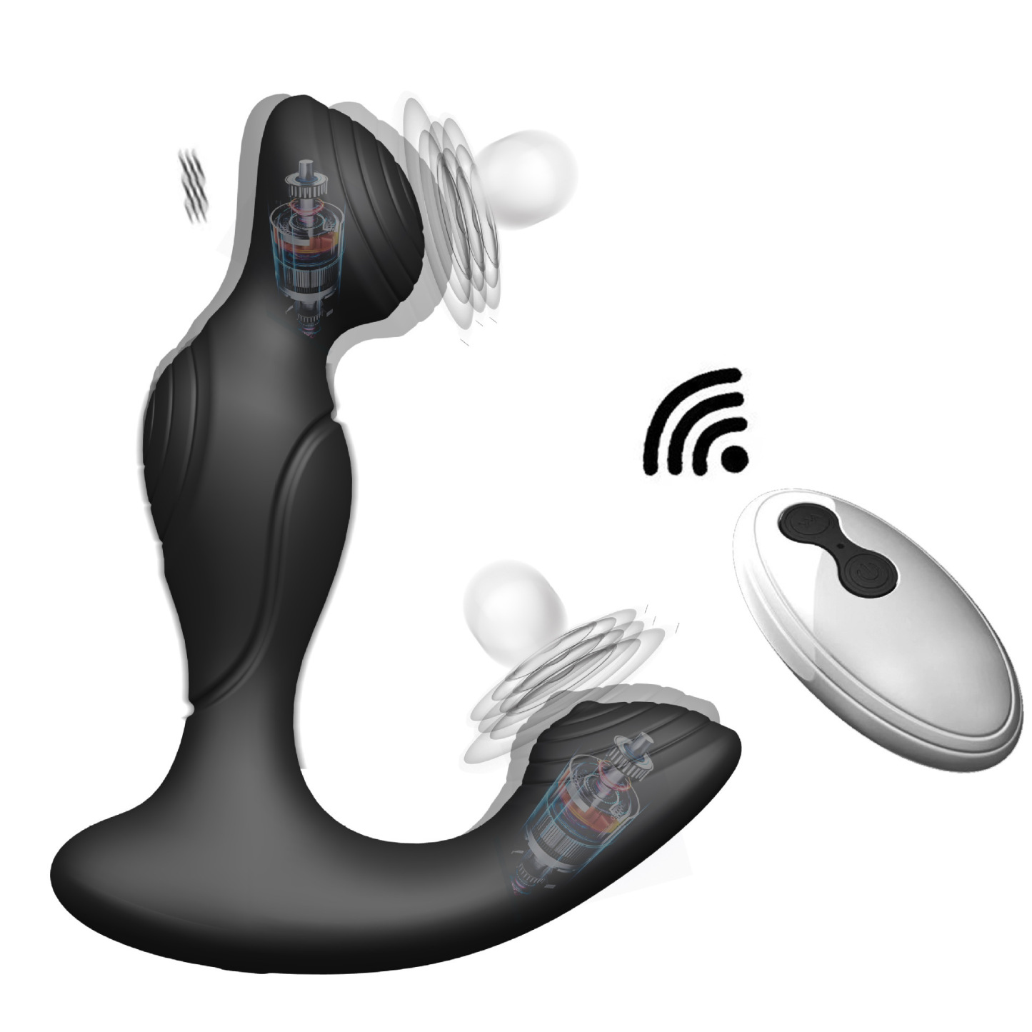 Dual-engine Prostate & Perineum Massager-WeLovePlugs