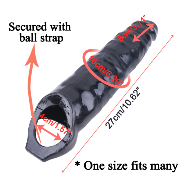 Mighty Penis Extender Sleeve with Ball Loop 