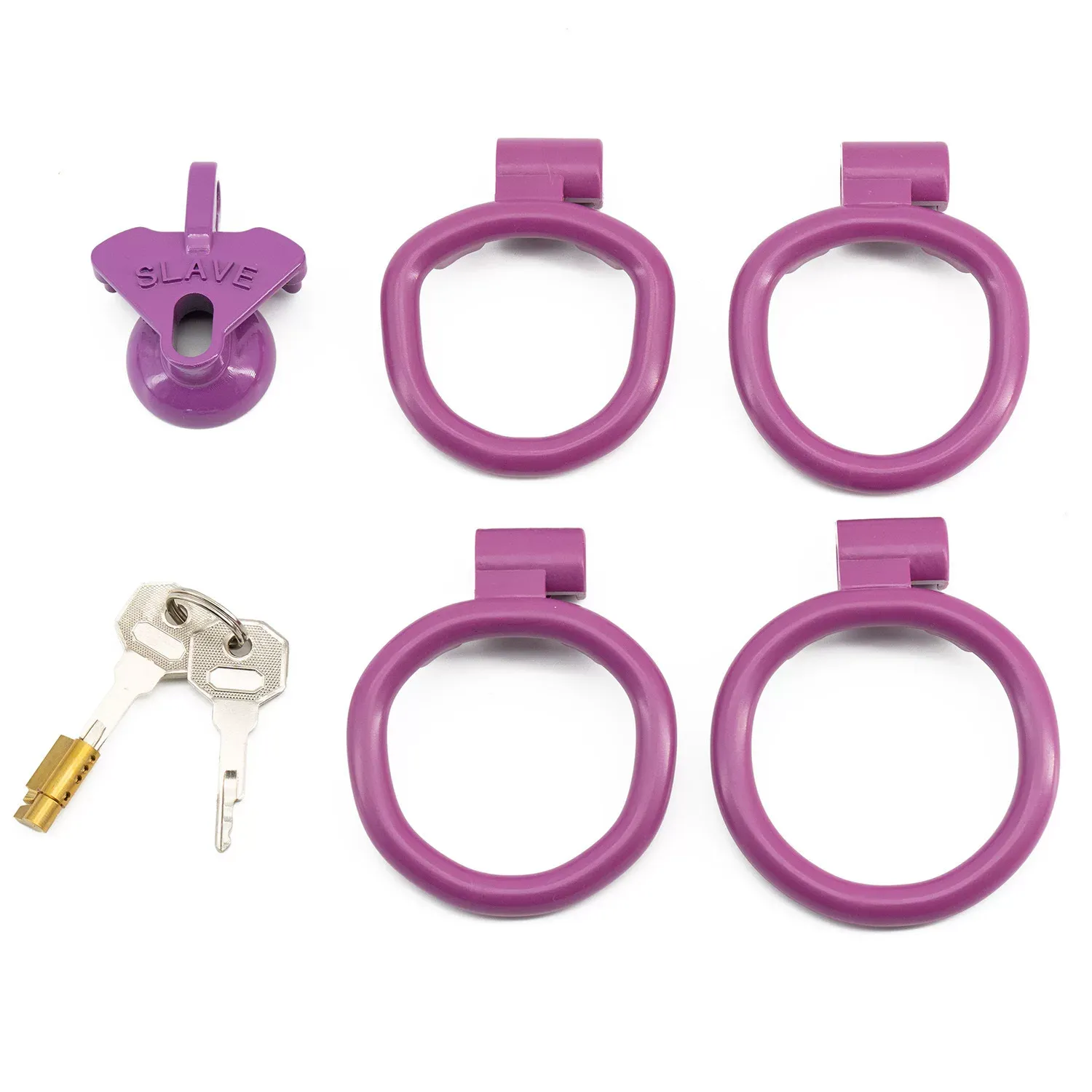Lightweight Negative  Chastity Cage - Purple - image 22