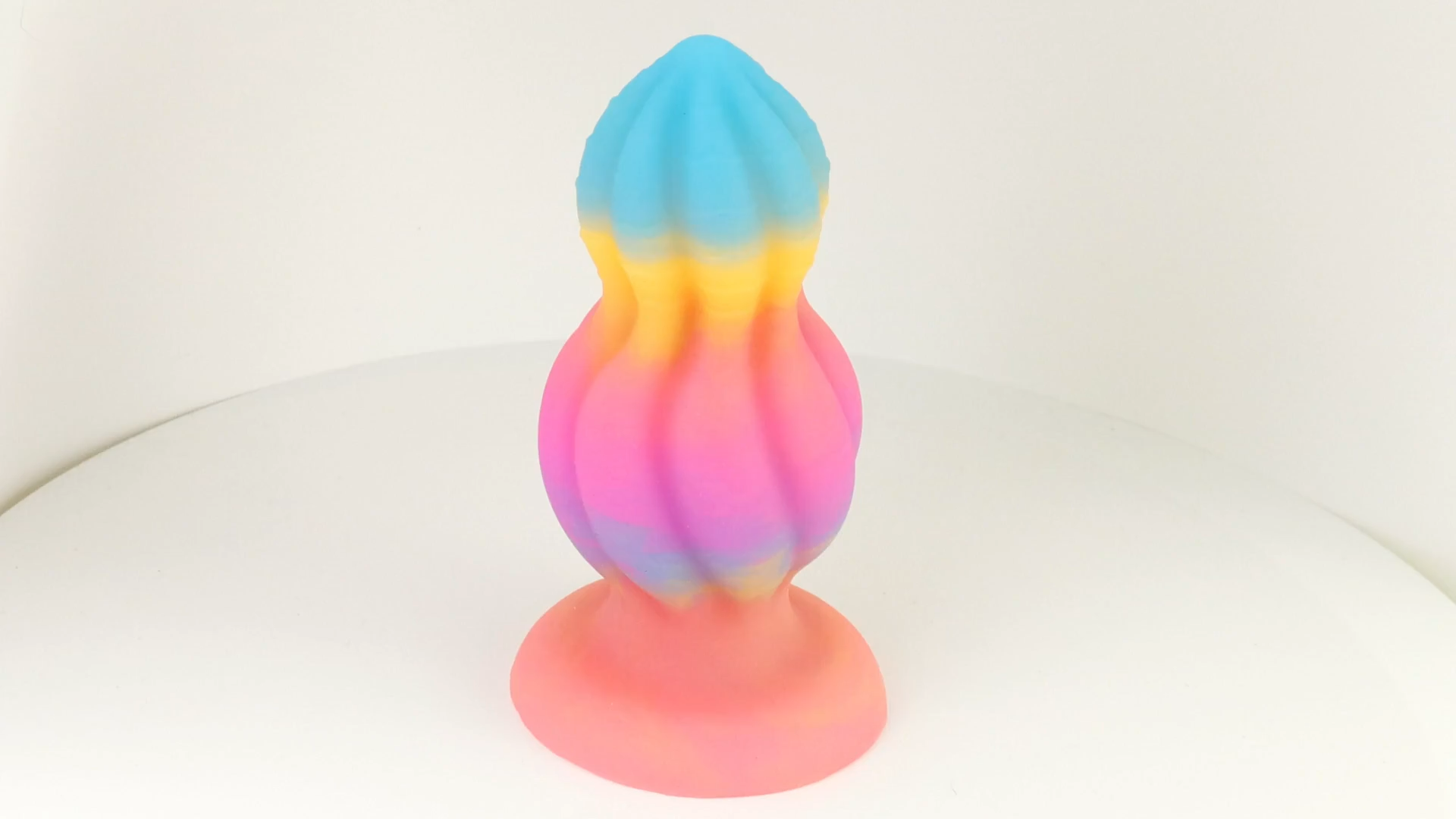 Dual-Size Fantasy Gourd Silicone Dildo with Glow-in-the-Dark & Suction Cup