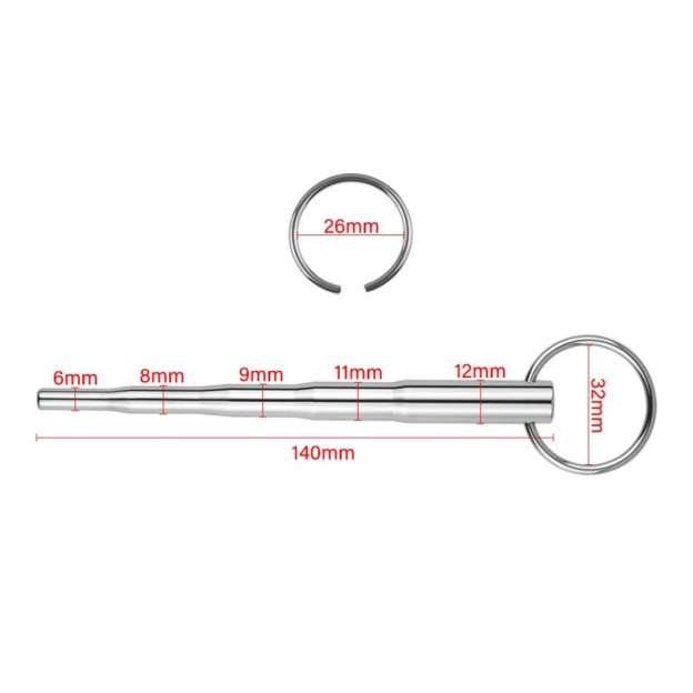 5.51'' Five Step Urethra Soudning Rod Penis Plug-WeLovePlugs