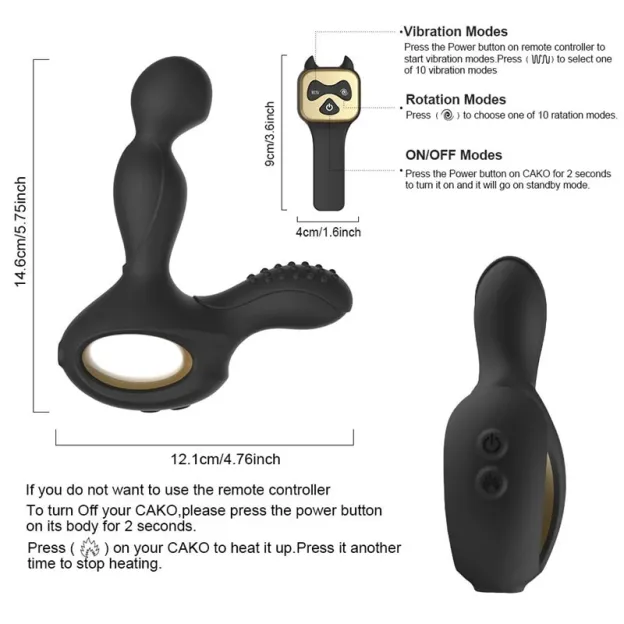 Novara Warming Rotating Anal Plug - image 4