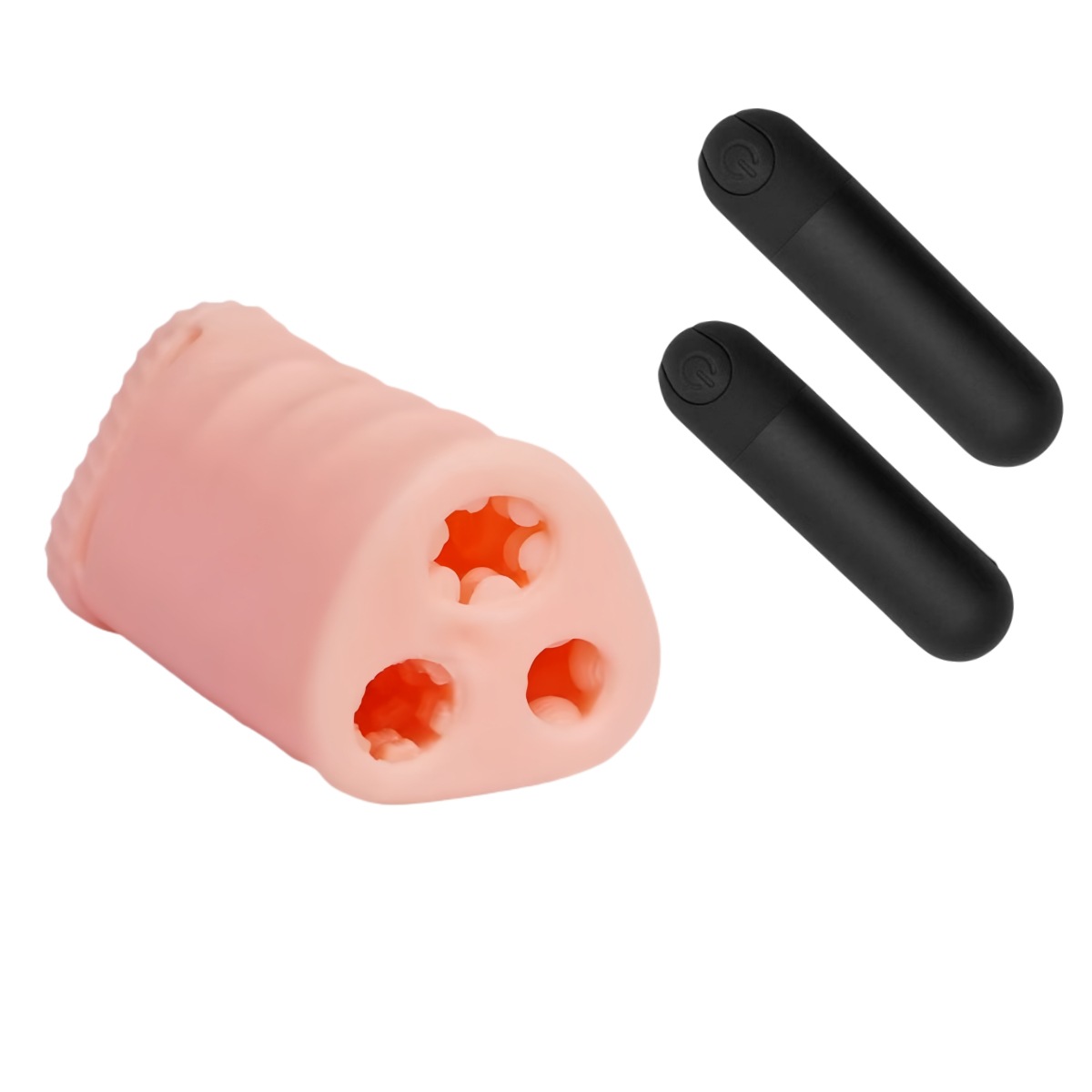 3 Tunnel Masturbator Large Realistic Pocket Pussy -WeLovePlugs