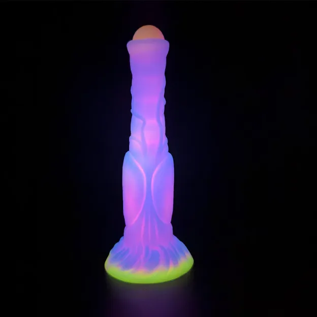 9.44'' Horse Anal Glow In The Dark Dildo with Suction Cup - image 3