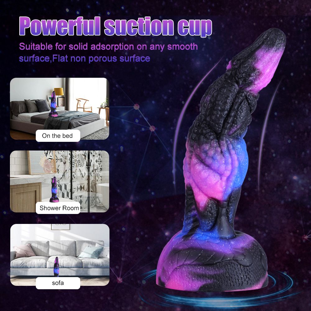 Fantasy Tentacle Knotted Dildo – Soft Liquid Silicone with Suction Base