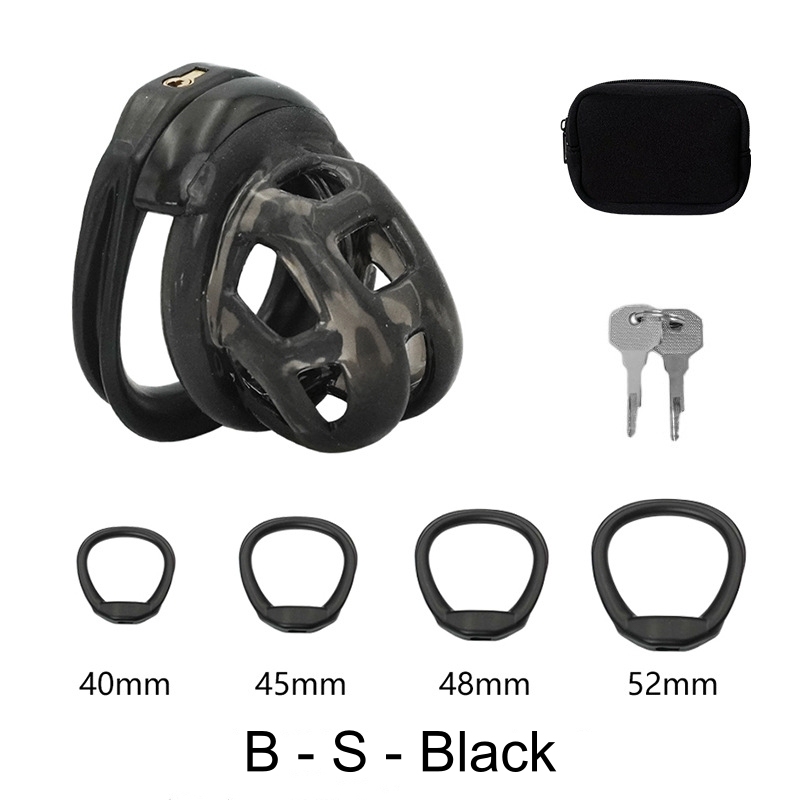 High Quallity 3D Print Breathable TPE Chastity Cage-WeLovePlugs