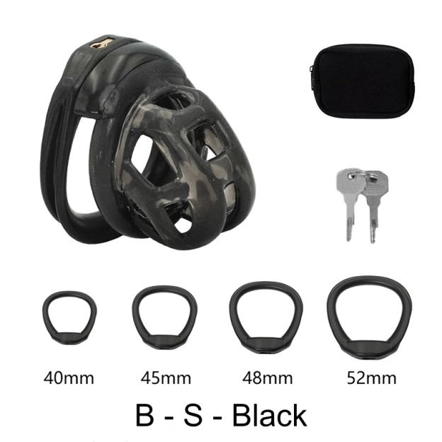 High Quallity 3D Print Breathable TPE Chastity Cage-WeLovePlugs