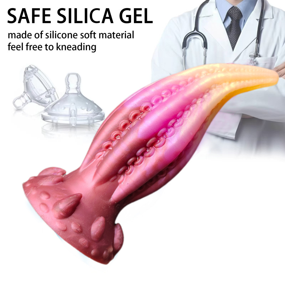 5.51'' Insertable Octopus-tentacle Silicone Dildo - image 3