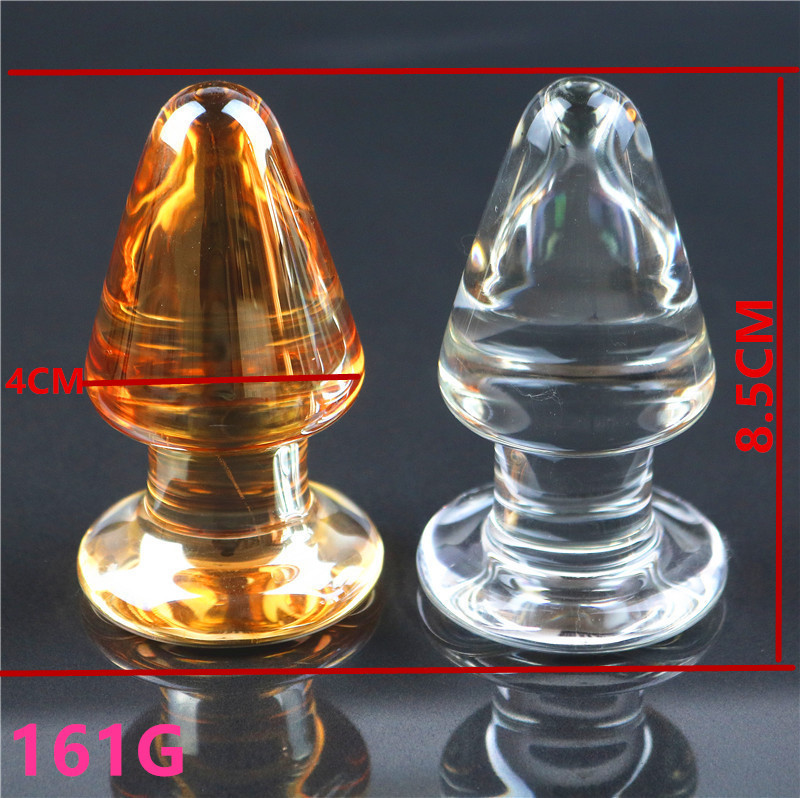 Smooth Glass Anal Plug - image 7