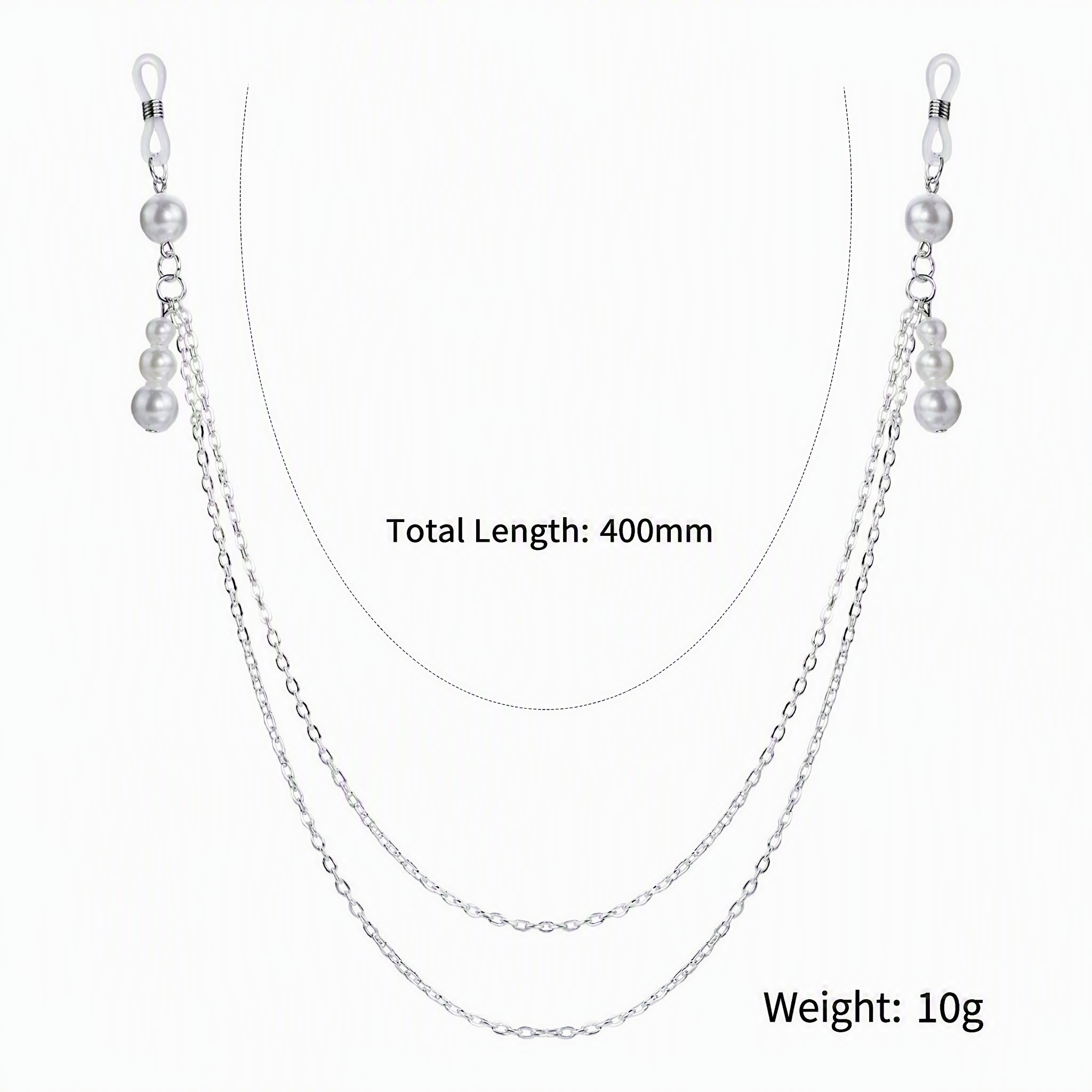 Dual-layer Silver Chain Body & Daily Nipple Accessory - H - image 8
