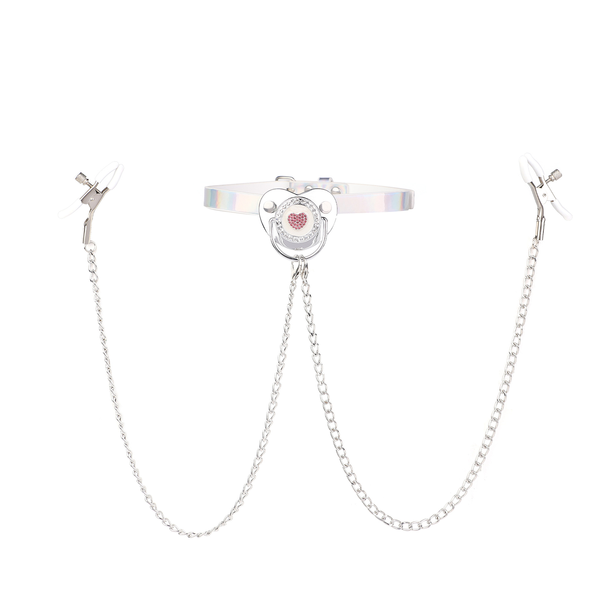 Creative Mouth Play Set: Nipple Clamps & Ball Gags - C - image 4