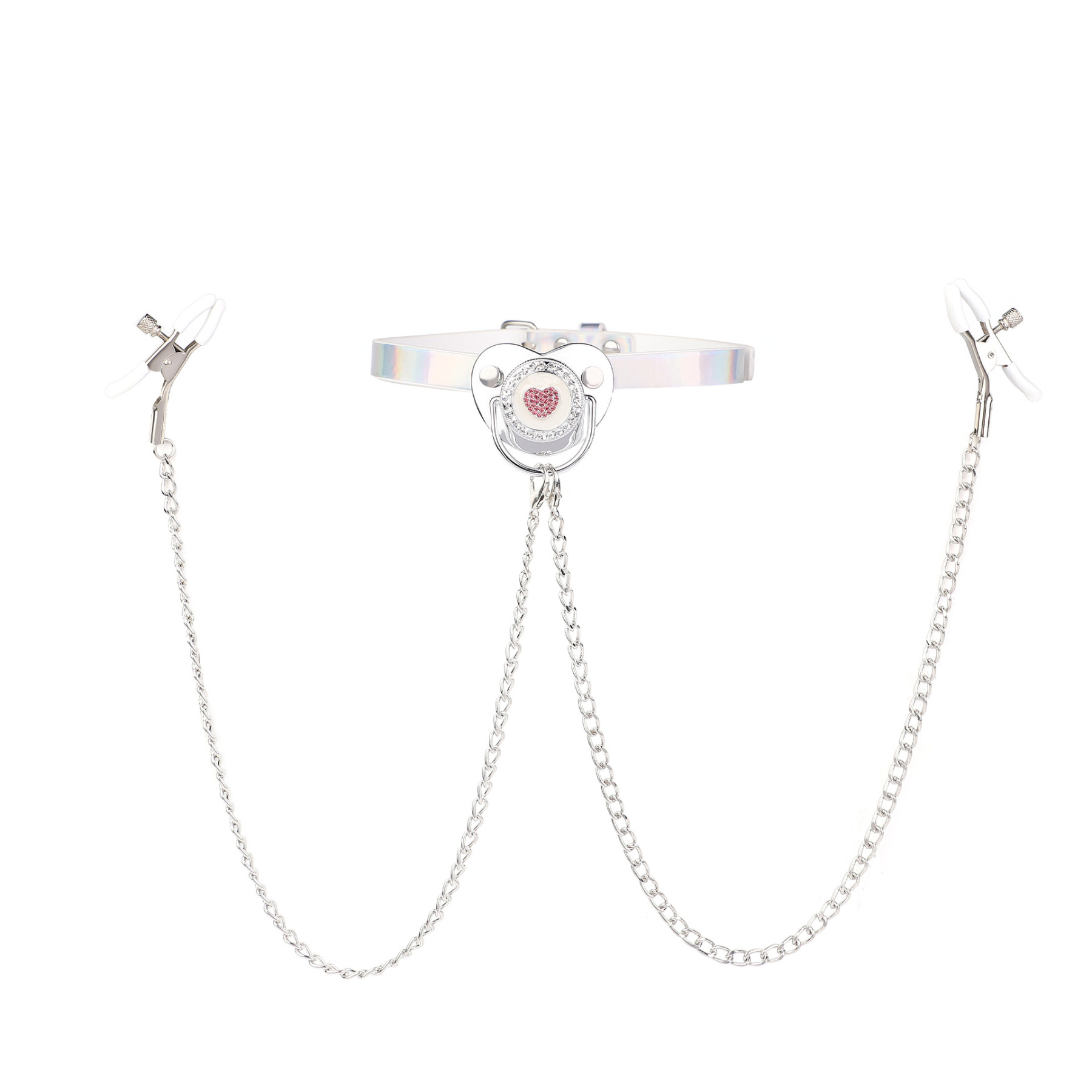 Creative Mouth Play Set: Nipple Clamps & Ball Gags - C - image 4