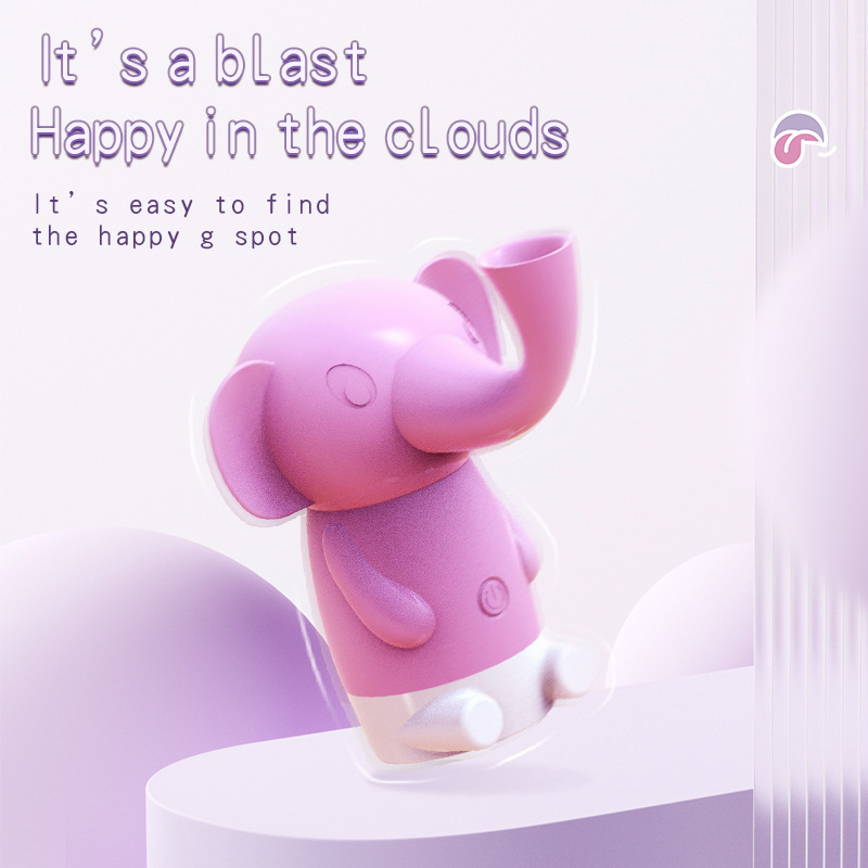 Mini Elephant Cute Vibrator – Pocket Pleasure with Big Power-WeLovePlugs