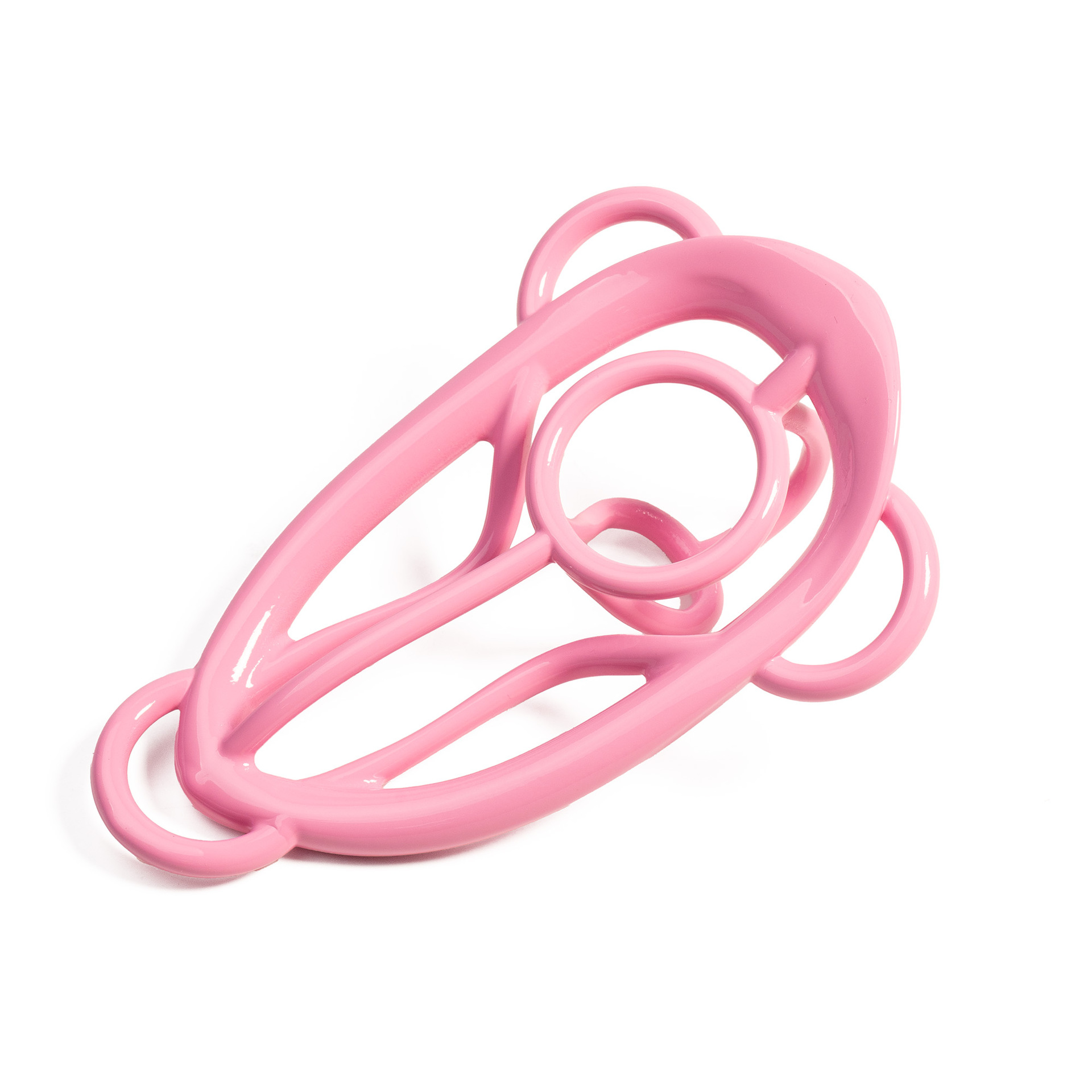 Blush Aura Resin Chastity Clamp - image 1