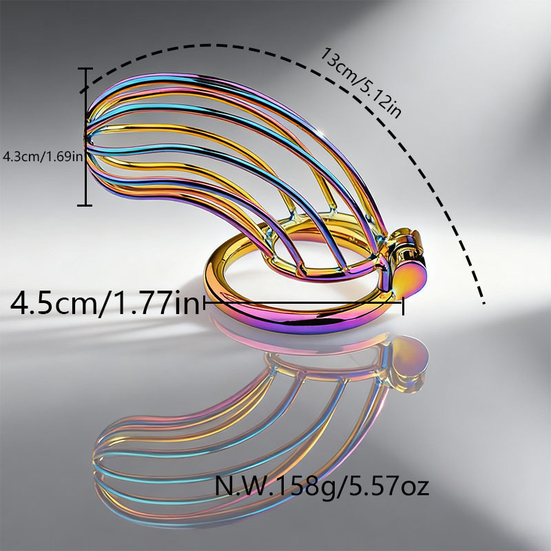 Rainbow Banana Cock Ring - 1.77'' - image 6