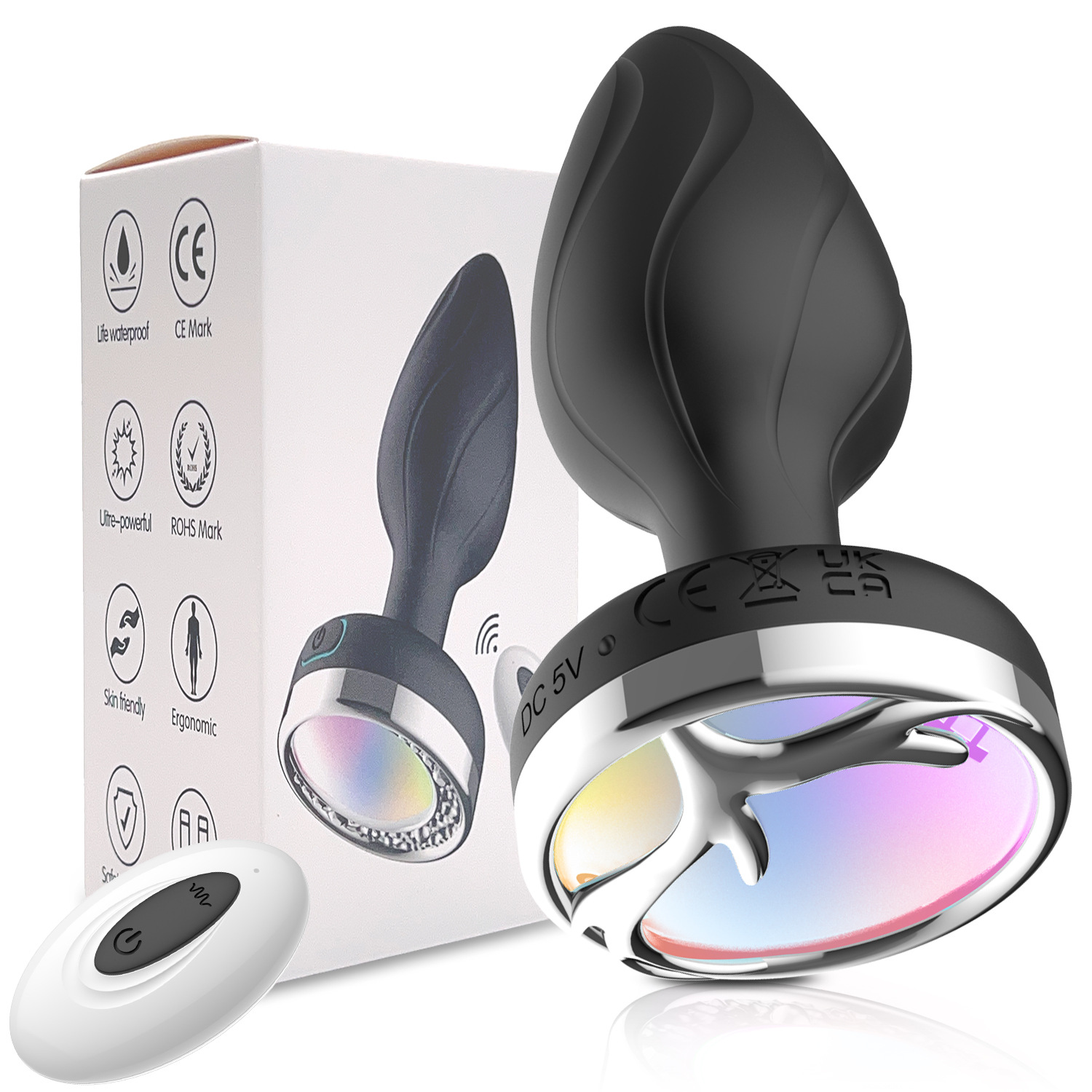 Lumos Smart Remote Control Anal Butt Plug-WeLovePlugs