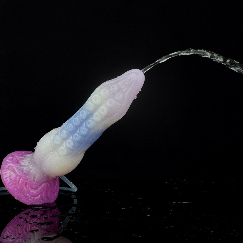 Octopus Tentacle Squirting Dildo with Suction Cup