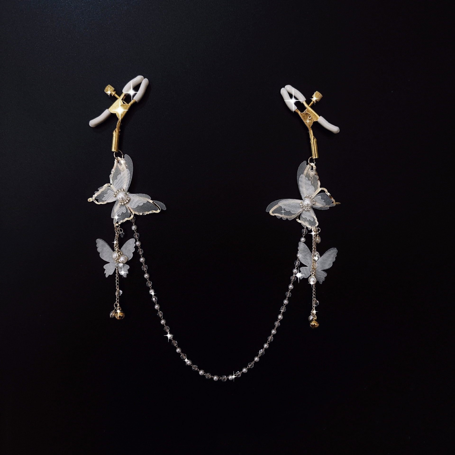 Lace & Discipline: Nipple Clamp & Butt Plug-WeLovePlugs