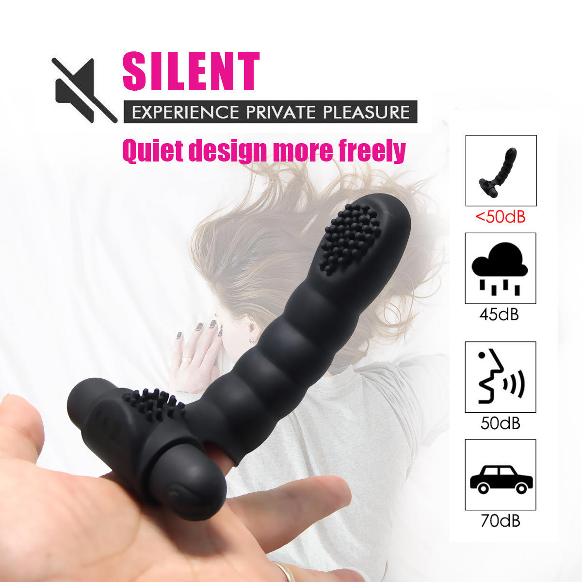 Finger Vibrator G-spot Clit Massager Stimulator Sex Toys for Women Rechargeable-WeLovePlugs