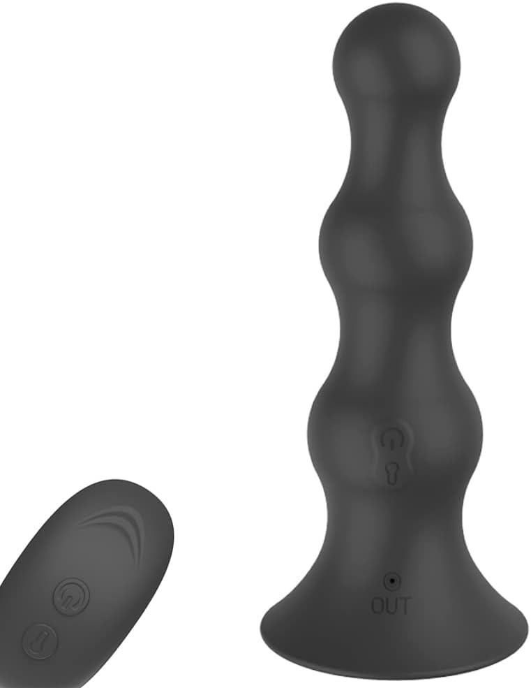 Wireless Inflatable Silicone Vibrating Butt Plug -WeLovePlugs