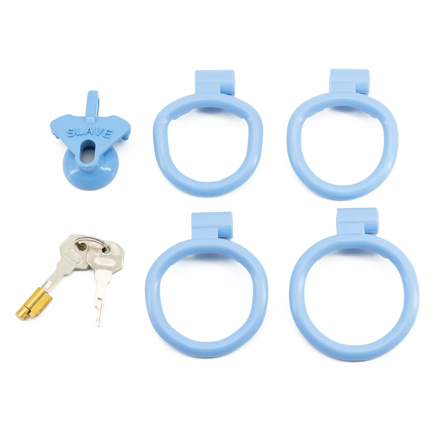 Lightweight Negative  Chastity Cage - Blue - image 16